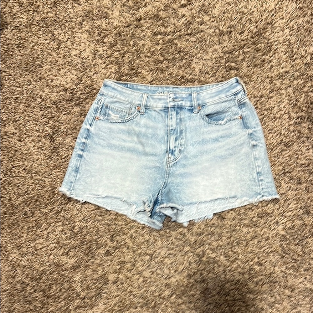 American Eagle Denim Blue Women's “Mom” Shorts